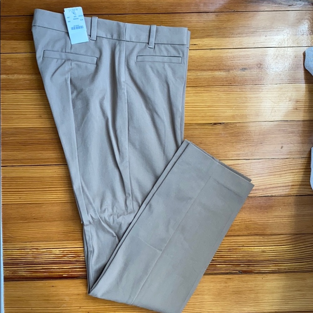 Brand new Jcrew tan skinny trousers